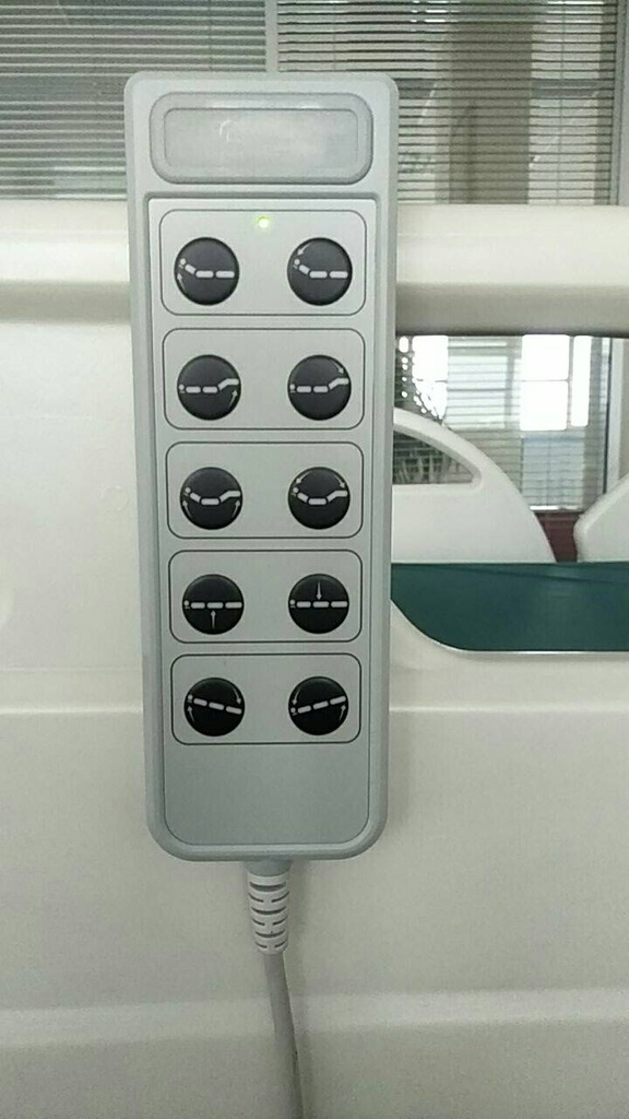 High End Fully Electric hospital bed with 5 functions PKG with mattress and 4 PP split side rails with 2 controller rails & nurse assists controller (JJ1065)_gallery_27