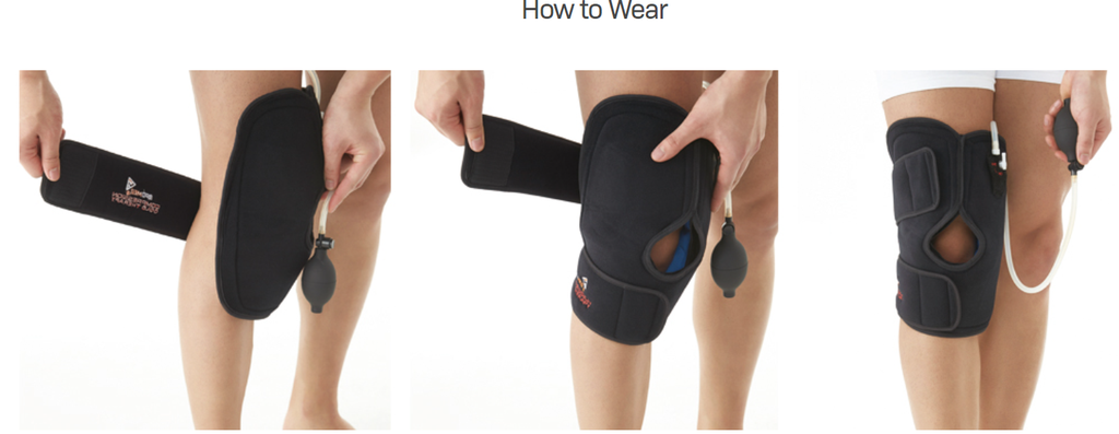 Knee Brace with Hot & Cold Compression Gel Pack For Injury & Pain Relief Adjustable Compression Knee Brace With Straps For Sports Injury - Black_gallery_27