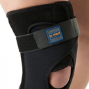Medical Cross Knee Support Brace For Injury Protection & Soft Weak Muscle Breathable Compression Brace For Sports & Weightlifting - Black_gallery_24