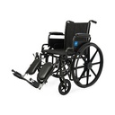 Medline 18" Manual Wheelchair with Elevated Leg Rest - K1186N22E_gallery_34