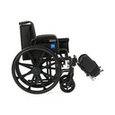 Medline 18" Manual Wheelchair with Elevated Leg Rest - K1186N22E_gallery_36