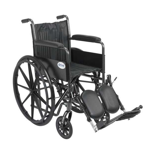 Silver Sport 2 Wheelchair (18") Fixed arms with Elevated footrest_gallery_13
