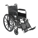 Silver Sport 2 Wheelchair (18") Fixed arms with Elevated footrest_gallery_13