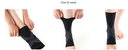 Triplicated Lining Compression Ankle Sleeve For Foot Swelling, Fatigue, Eases Swelling Ankle Support Socks With Arch Support For Sports Protection (Small/ Medium/ Large)_gallery_27