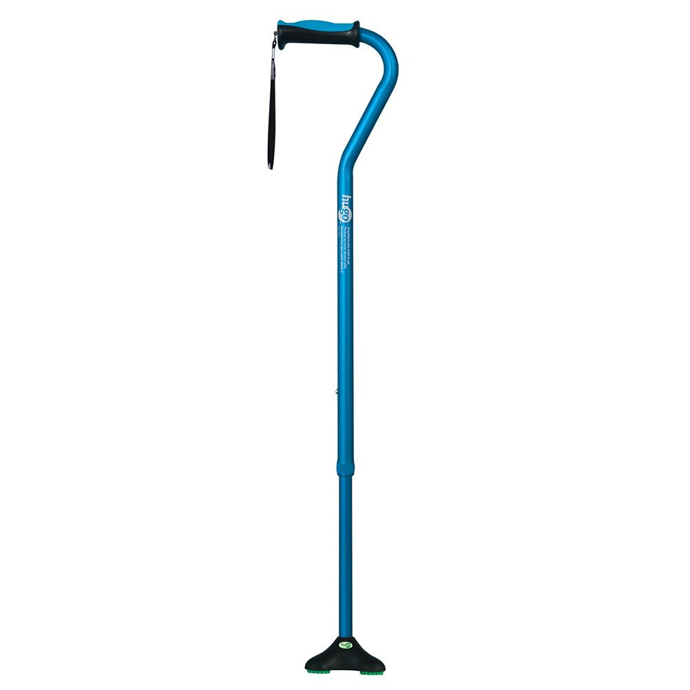 QuadPod Offset Cane with Ultra Stable Cane Tip (Aquamarine)