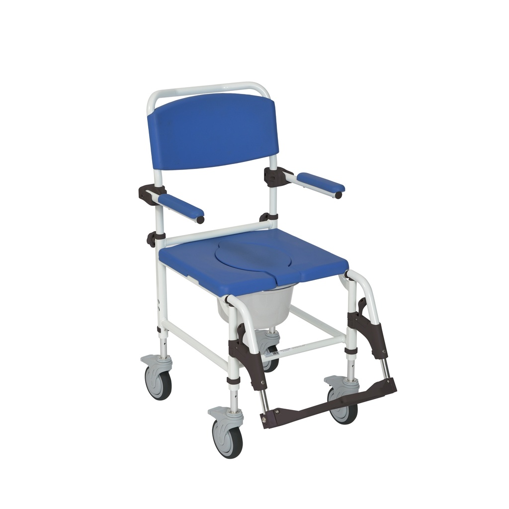 Aluminum Shower Commode Mobile Chair (Transport Chair)