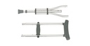 Knock Down Universal Aluminum Crutches