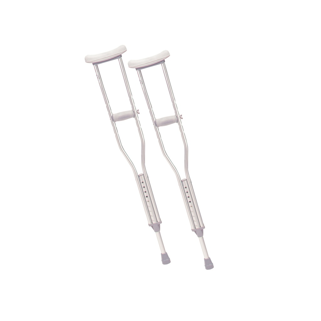 Walking Crutches with Underarm Pad and Handgrip (Tall Adult)