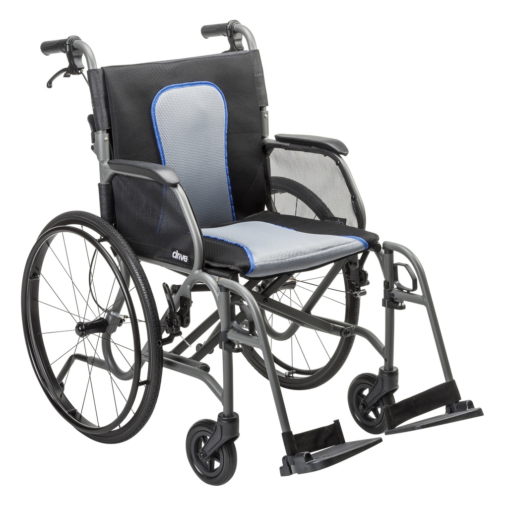 AeroFly™ Ultra-Lite Wheelchair (BLACK, 18" SEAT WIDTH)