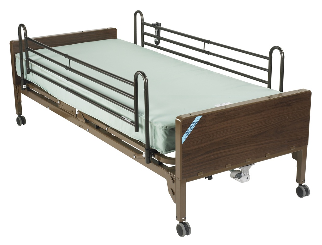 Delta Ultra Light Semi Electric Bed (Half Rails and Innerspring Mattress)