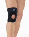 Knee Support Brace With Side Strap and Open Patella Pad For Knee Instability Running, Sports, Workout - Knee Wraps & Straps Compression To Support Knee Pain & Prevent Injury (Small/ Medium/ Large/ Extra Large)