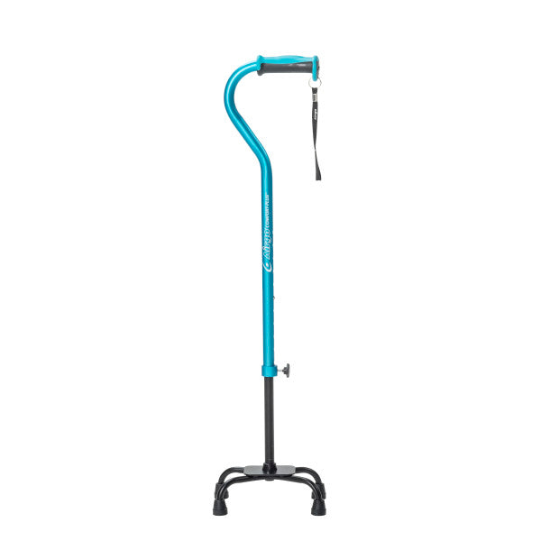 Drivemedical Airgo Comfort-Plus Adjustable Quad Canes, Small Base