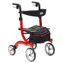 Drivemedical Nitro Aluminum Rollator, 10" Casters