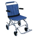 Drivemedical Super Light, Folding Transport Chair with Carry Bag and Flip-Back Arms