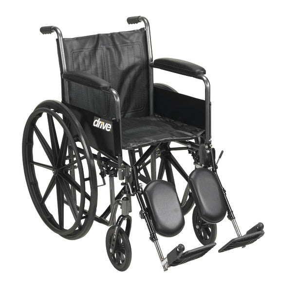 Silver Sport 2 Wheelchair (18") Elevated footrest