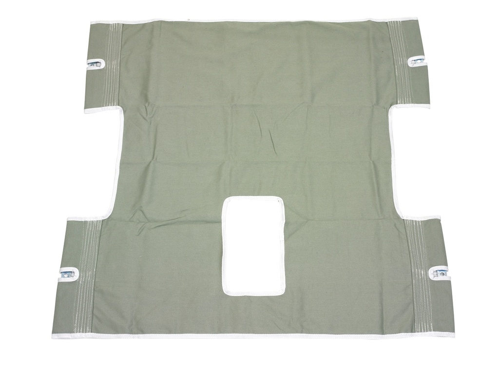 Bariatric Heavy Duty Canvas Sling (With Commode Cutout)