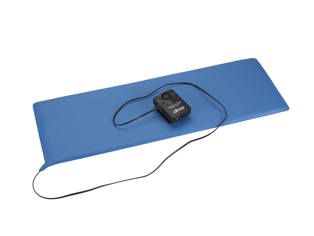 Pressure Sensitive Bed Chair Patient Alarm (No Reset Button, Bed Pad 11"x30")