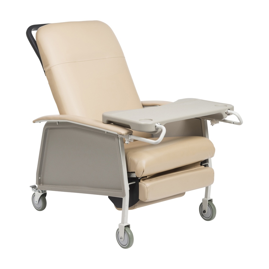 3 Position Heavy Duty Bariatric Geri Chair Recliner (Charcoal)