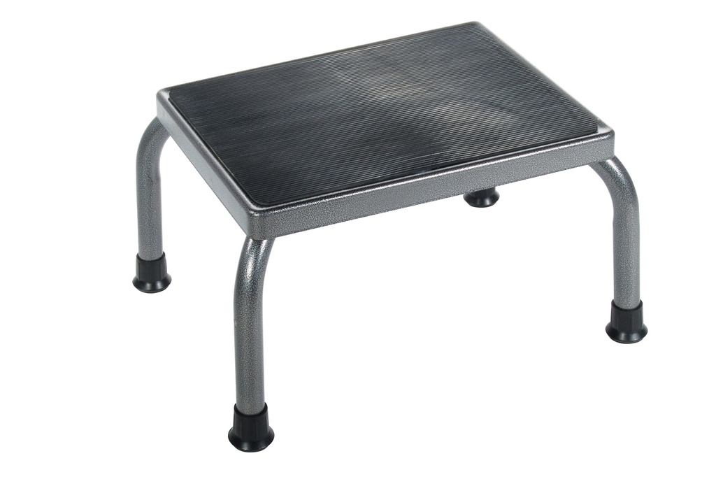 Footstool with Non Skid Rubber Platform (With Handrail)
