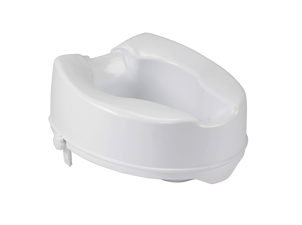 Raised Toilet Seat with Lock, Standard Seat (6" Height)