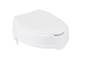 Raised Toilet Seat with Lock and Lid, Standard Seat